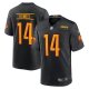 Youth Washington Commanders Sam Howell Nike Black Game Jersey