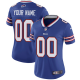 Women's Nike Buffalo Bills Customized Royal Blue Team Color Vapor Untouchable Custom Limited NFL Jersey