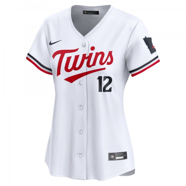 Women's Minnesota Twins Kyle Farmer Nike White Home Limited Player Jersey