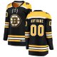 Women's Boston Bruins Fanatics Black Home Breakaway Custom Jersey