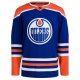 Men's Edmonton Oilers adidas Royal Home Primegreen Blank Jersey