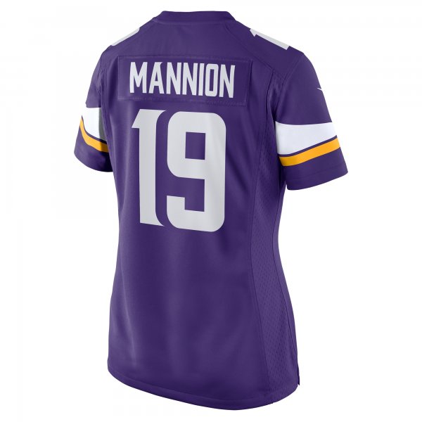 Women's Minnesota Vikings Sean Mannion Nike  Purple  Game Jersey