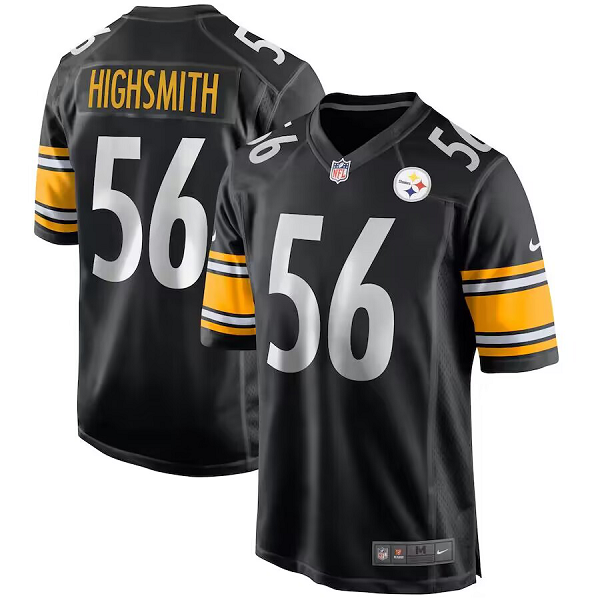 Men's Pittsburgh Steelers #56 Alex Highsmith Nike Black Game NFL Jersey