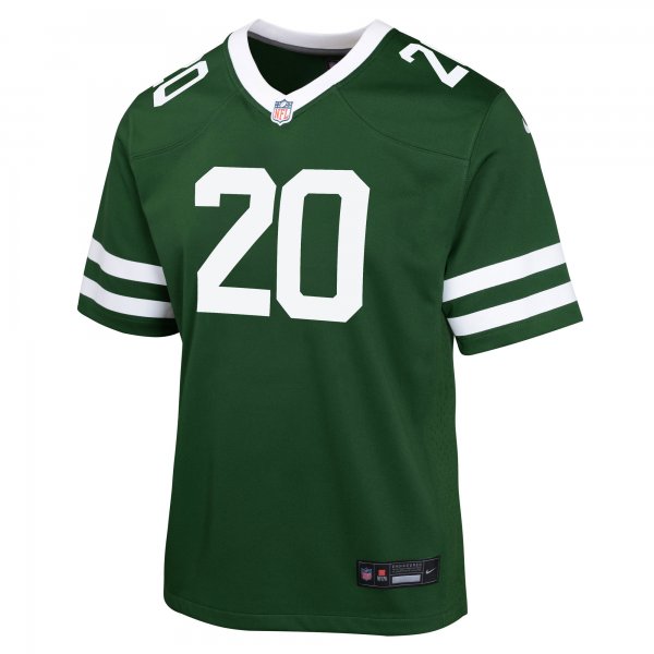 Youth New York Jets Breece Hall Nike Legacy Green Game Jersey