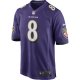 Men's Baltimore Ravens Lamar Jackson Nike Purple Game Jersey