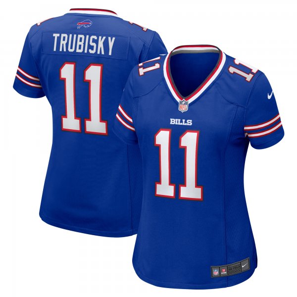 Women's Buffalo Bills Mitchell Trubisky Nike  Royal  Game Jersey