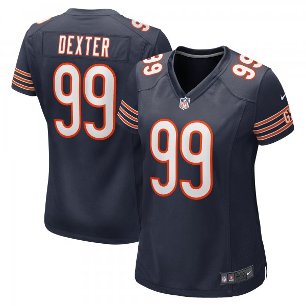 Women's Chicago Bears Gervon Dexter Sr Nike  Navy Team Game Jersey