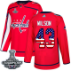 Adidas Washington Capitals #43 Tom Wilson Red Home USA Flag Stanley Cup Final Champions Stitched NHL Jersey