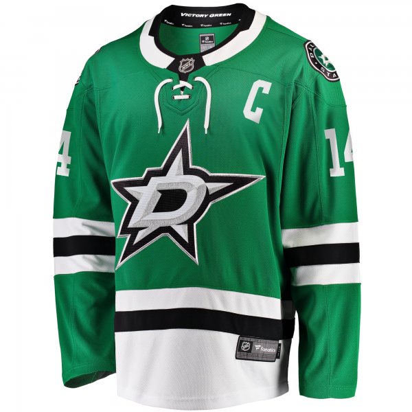 Men's Dallas Stars Jamie Benn Fanatics Kelly Green Captain Patch Home Breakaway Jersey