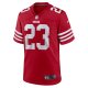 Men's San Francisco 49ers Christian McCaffrey Nike Scarlet Game Player Jersey