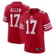 Men's San Francisco 49ers Brandon Allen Nike  Scarlet  Game Jersey