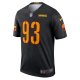 Men's Washington Commanders Jonathan Allen Nike Black Alternate Legend Jersey