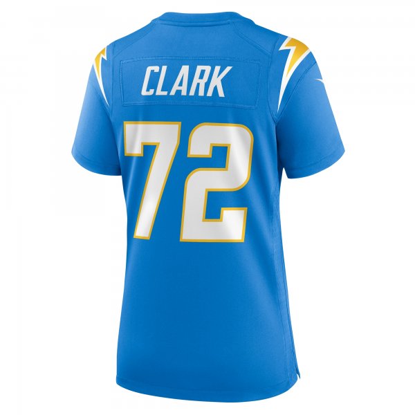 Women's Los Angeles Chargers Jerrod Clark Nike  Powder Blue Team Game Jersey