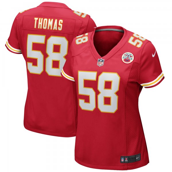 Women's Kansas City Chiefs Derrick Thomas Nike Red Game Retired Player Jersey