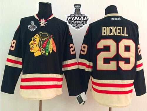 Chicago Blackhawks #29 Bryan Bickell Black 2015 Winter Classic 2015 Stanley Cup Stitched NHL Jersey