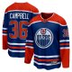 Men's Edmonton Oilers Jack Campbell Fanatics Royal Home Breakaway Player Jersey