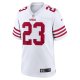 Men's San Francisco 49ers Christian McCaffrey Nike White Game Player Jersey