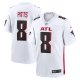 Men's Atlanta Falcons Kyle Pitts Nike White Game Player Jersey