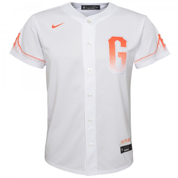 Youth San Francisco Giants Mike Yastrzemski Nike White City Connect Replica Player Jersey