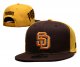 San Diego Padres's brown and yellow cap