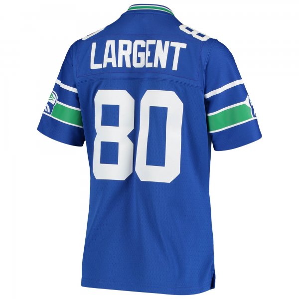 Women's Seattle Seahawks Steve Largent Mitchell & Ness Royal 1985 Legacy Replica Jersey