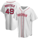 Youth Boston Red Sox #49 Tim Wakefield Replica Alternate White Jersey