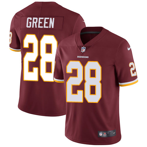 Nike Washington Redskins #28 Darrell Green Burgundy Red Team Color Men's Stitched NFL Vapor Untouchable Limited Jersey