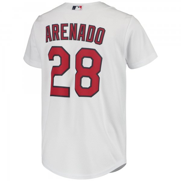 Youth St. Louis Cardinals Nolan Arenado Nike White Alternate Replica Player Jersey