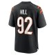 Men's Cincinnati Bengals B.J. Hill Nike Black Game Jersey