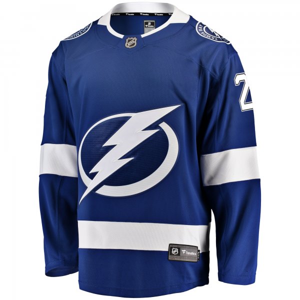 Men's Tampa Bay Lightning Brayden Point Fanatics Blue Home Breakaway Player Jersey