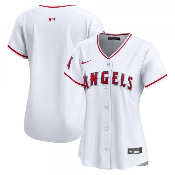 Women's Los Angeles Angels Nike White Home Limited Jersey