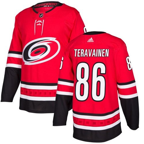 Adidas Carolina Hurricanes #86 Teuvo Teravainen Red Home Stitched NHL Jersey