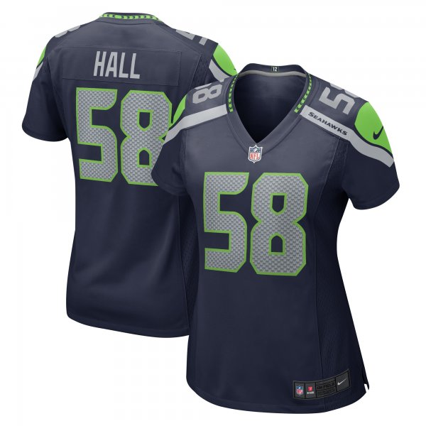 Women's Seattle Seahawks Derick Hall Nike College Navy  Game Jersey