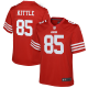 Youth San Francisco 49ers George Kittle Nike Scarlet Game Jersey-(2022 New Style)