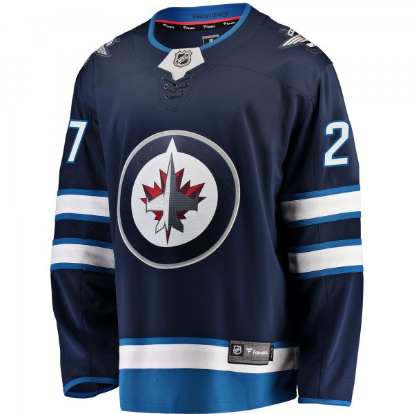 Men's Winnipeg Jets Nikolaj Ehlers Fanatics Navy Breakaway Replica Jersey