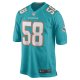 Men's Miami Dolphins Connor Williams Nike Aqua Game Player Jersey