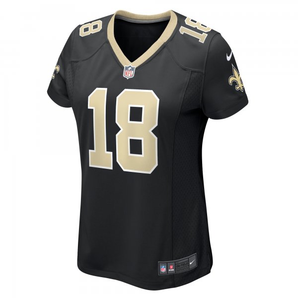 Women's New Orleans Saints Keith Kirkwood Nike  Black Team Game Jersey