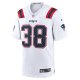 Men's New England Patriots Rhamondre Stevenson Nike White Game Player Jersey