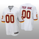 Men's Washington Football Team Custom White Jersey