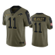 Buffalo Bills Cole Beasley Olive 2021 Salute To Service Limited Men's NFL Jersey