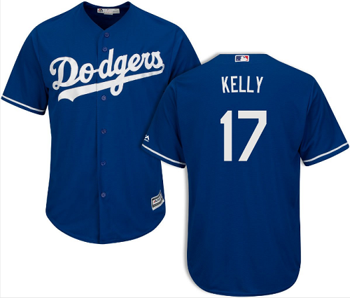 Men's Los Angeles Dodgers #17 Joe Kelly MLB Blue Alternate Cool Base Jersey