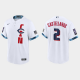 Men's Cincinnati Reds #2 Nick Castellanos White 2021 MLB All-Star Game Jersey