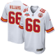 Brandon Williams #66 Kansas City Chiefs Super Bowl LVII Champions 3 Stars Men's Game White NFL Jersey