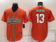 Men's Miami Dolphins #13 Dan Marino Orange Stitched Cool Base Nike Baseball Jersey