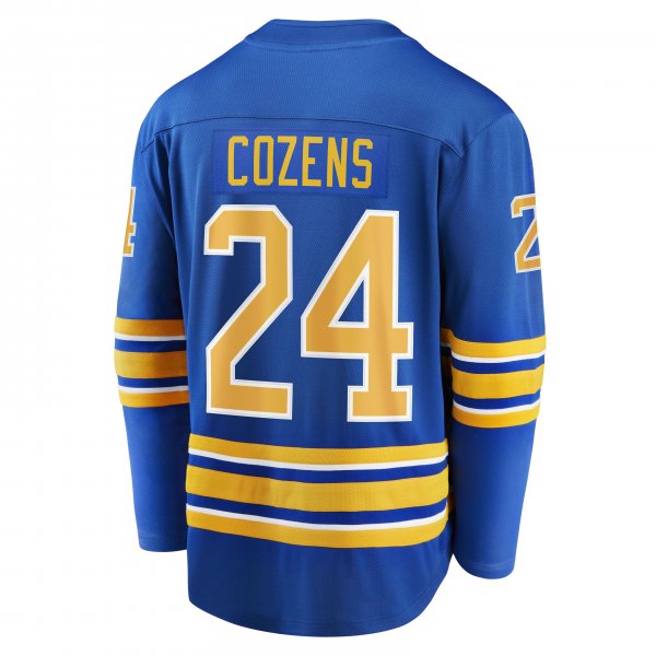 Men's Buffalo Sabres Dylan Cozens Fanatics Royal Home Breakaway Player Jersey