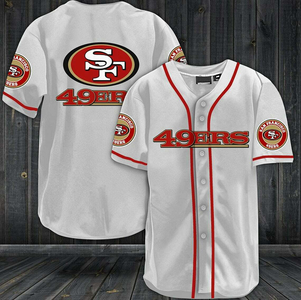 San Francisco 49ers NFL Stitched Fashion Baseball Legend Jersey