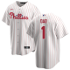 Men's Philadelphia Phillies Nike White Home #1 Dad MLB Jersey