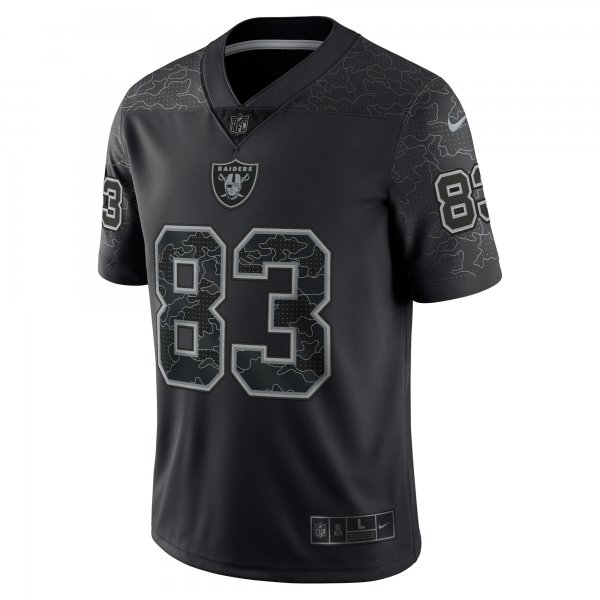 Men's Las Vegas Raiders Darren Waller Nike Black RFLCTV Limited Jersey