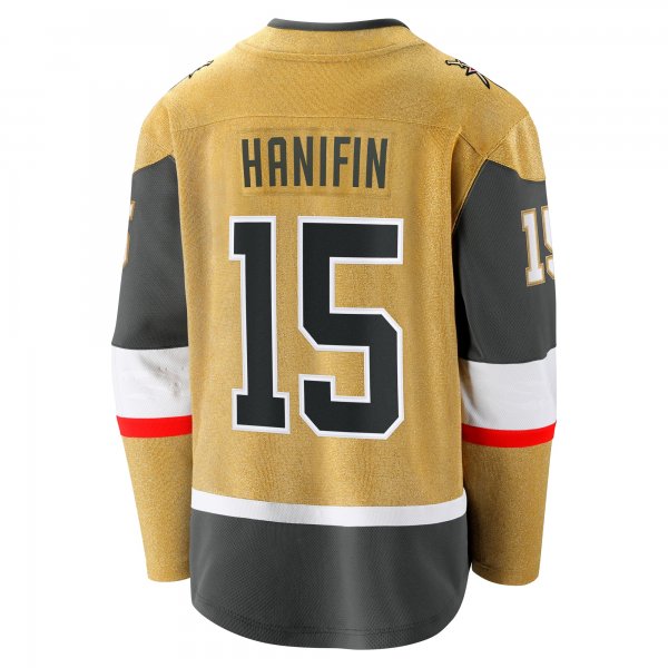 Men's Vegas Golden Knights Noah Hanifin Fanatics Gold Home Breakaway Jersey