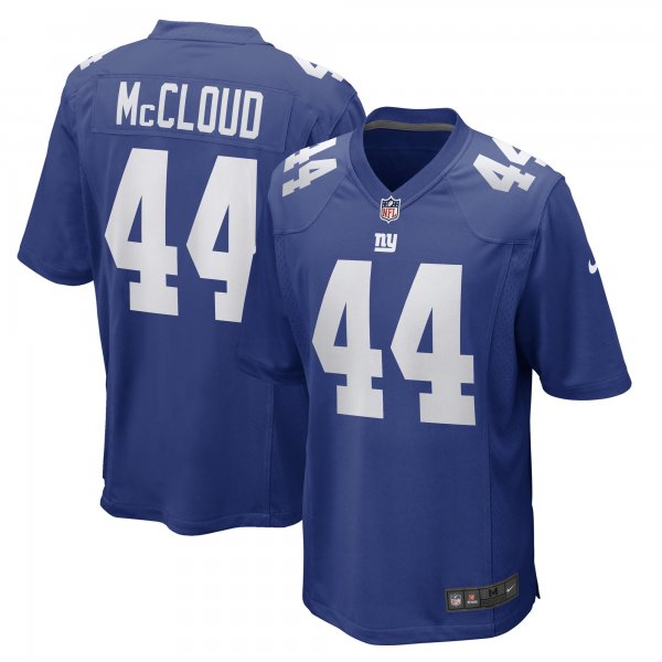 Men's New York Giants Nick McCloud Nike Royal Game Player Jersey